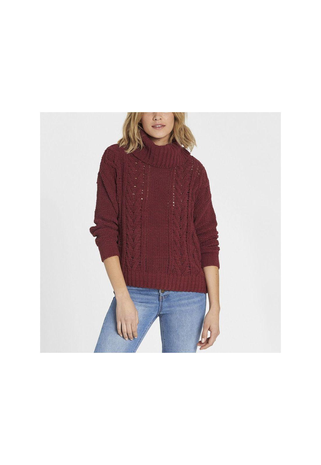 Sweater On A Roll Cranberry-0