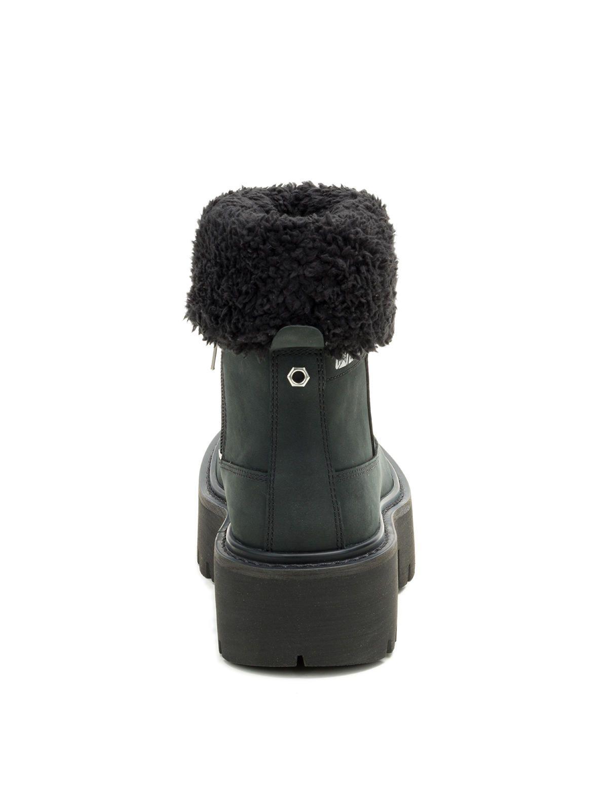 Botín Cuero Mujer Colorado Max Roll Do Negro-5