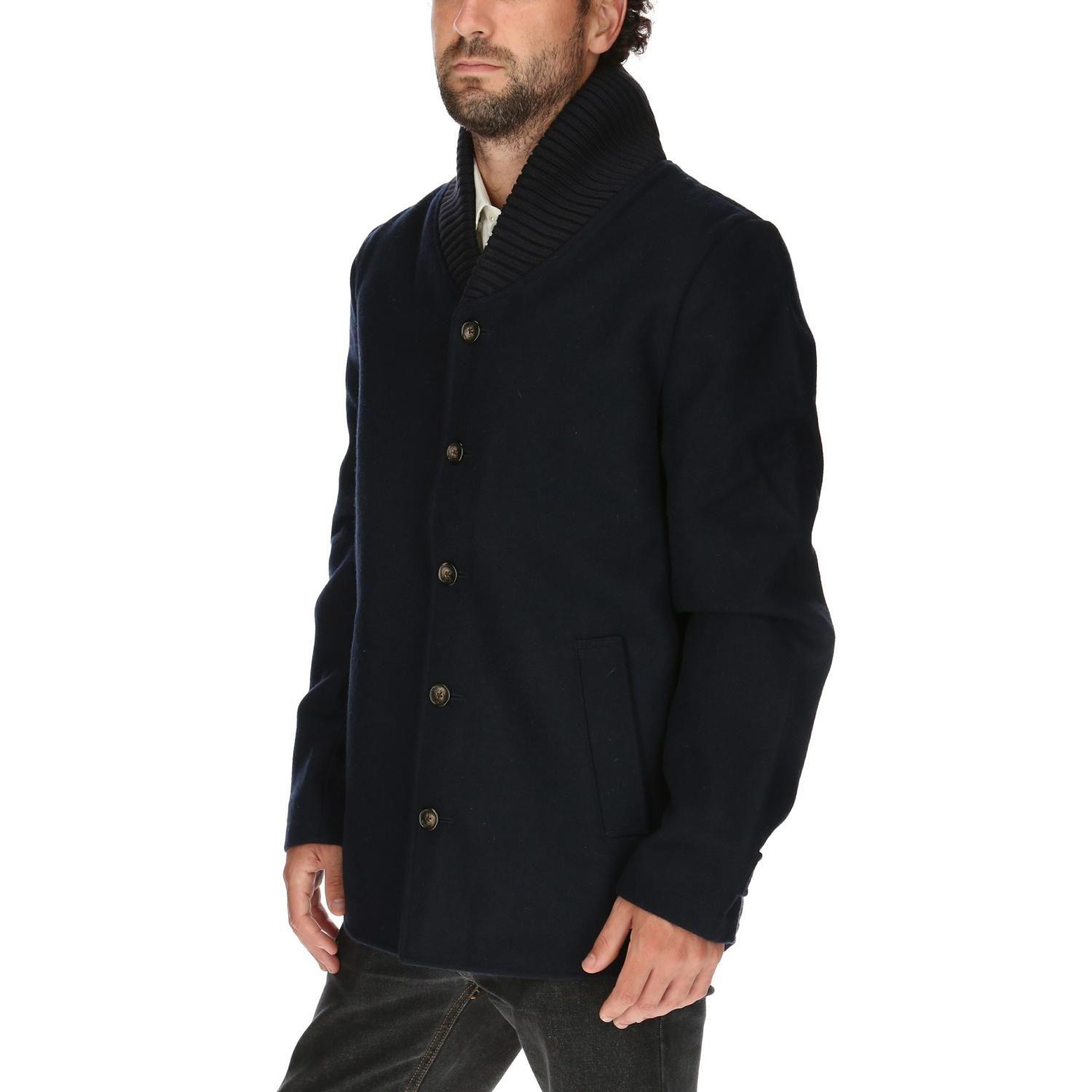 Chaqueta Lana Rockford Azul-1