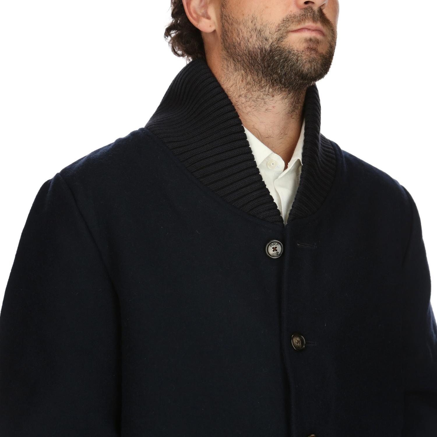 Chaqueta Lana Rockford Azul-3