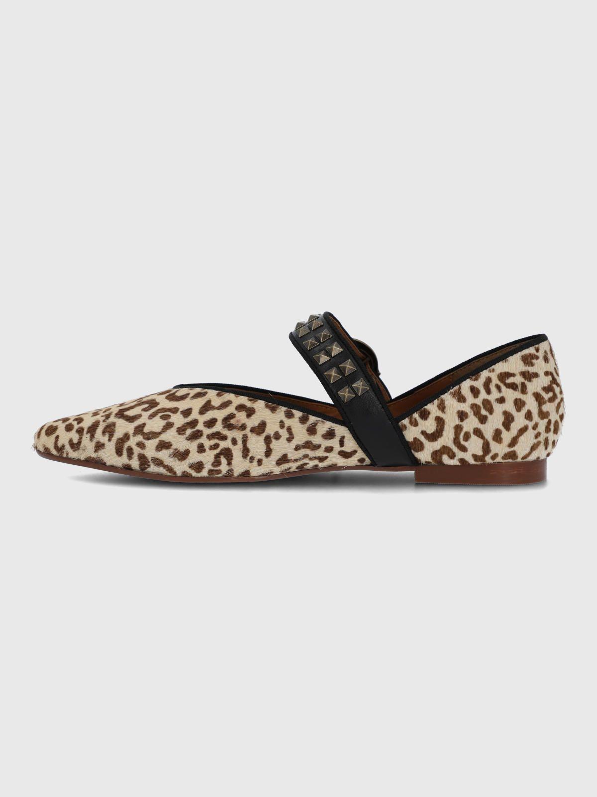 Ballerina Cuero Mujer Alozia Multicolor-4