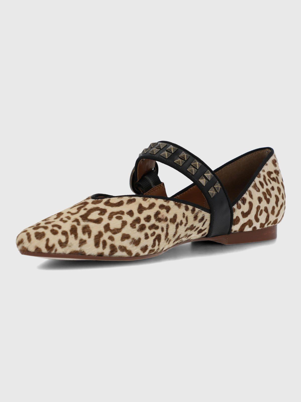 Ballerina Cuero Mujer Alozia Multicolor-5