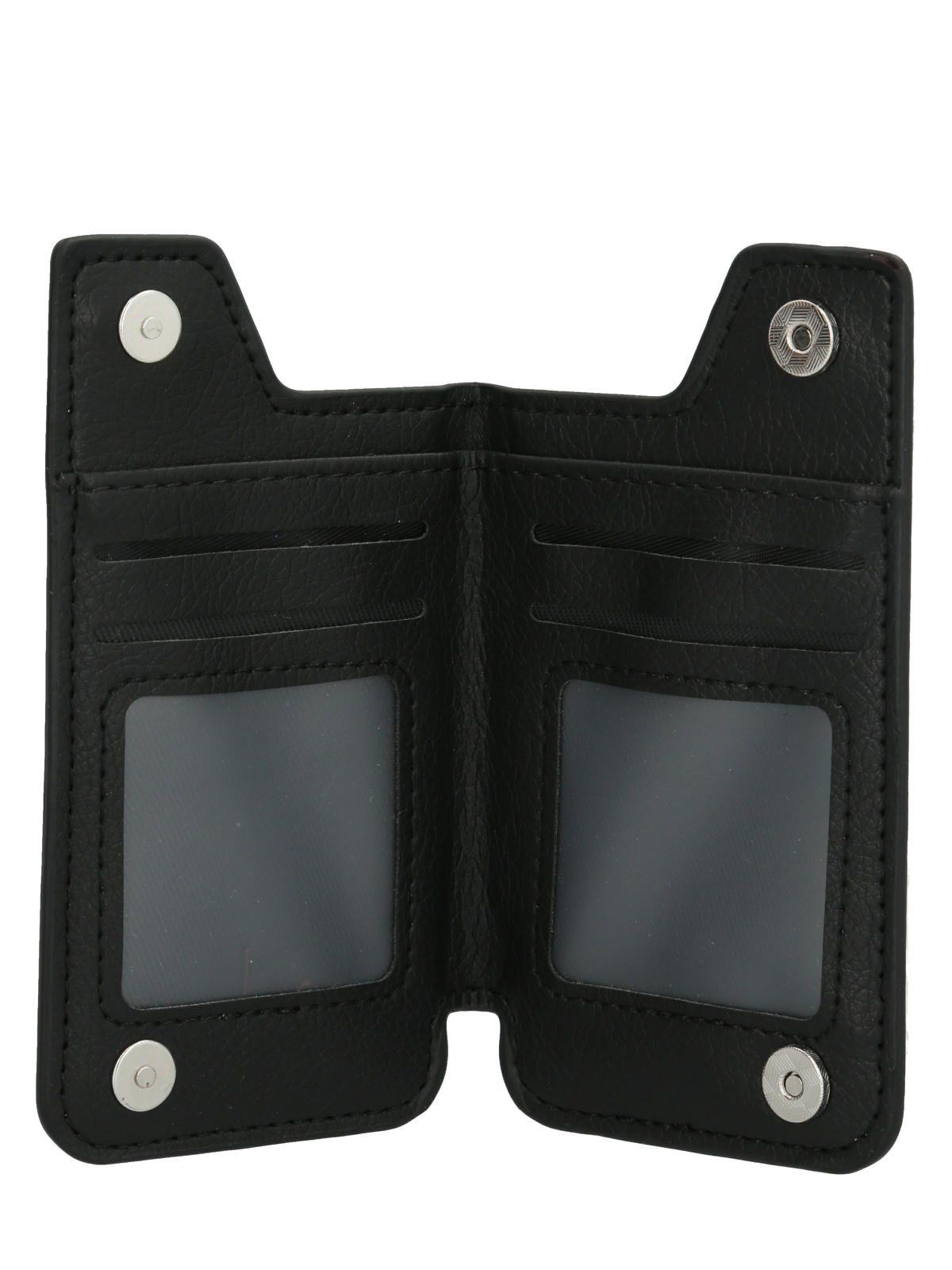 Tarjetero Negro Phone Card Plain Mujer-2