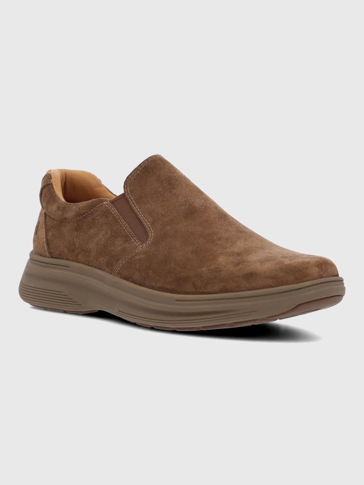 Slip On Cuero Hombre Hunt II Café-0