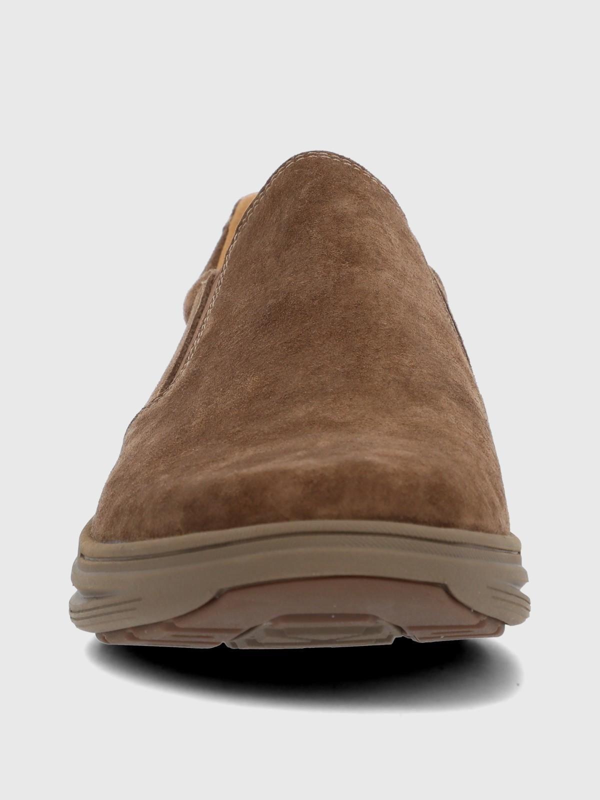 Slip On Cuero Hombre Hunt II Café-3