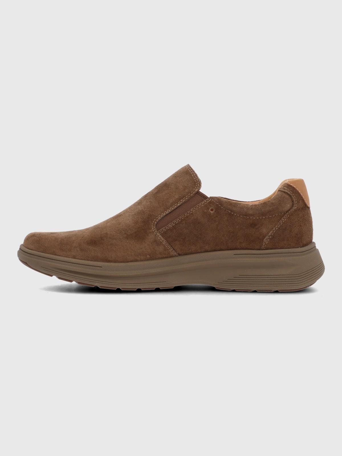 Slip On Cuero Hombre Hunt II Café-4