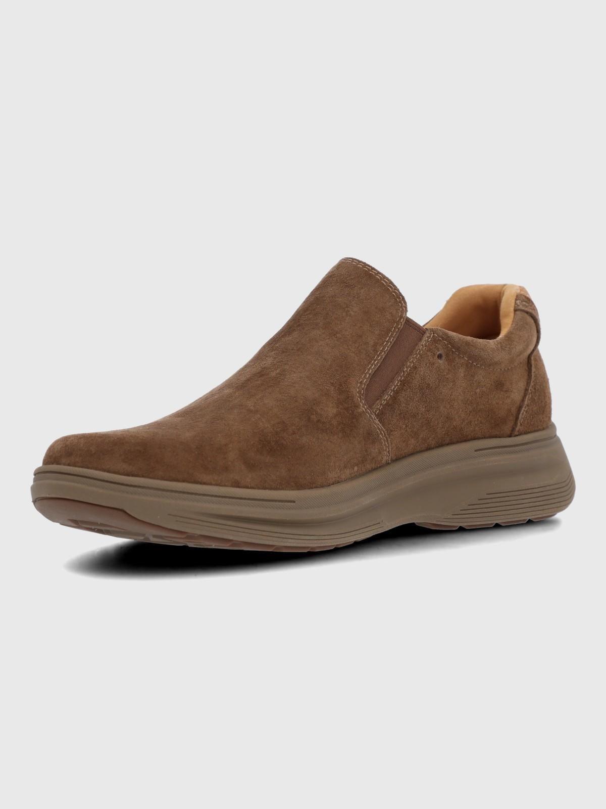 Slip On Cuero Hombre Hunt II Café-5