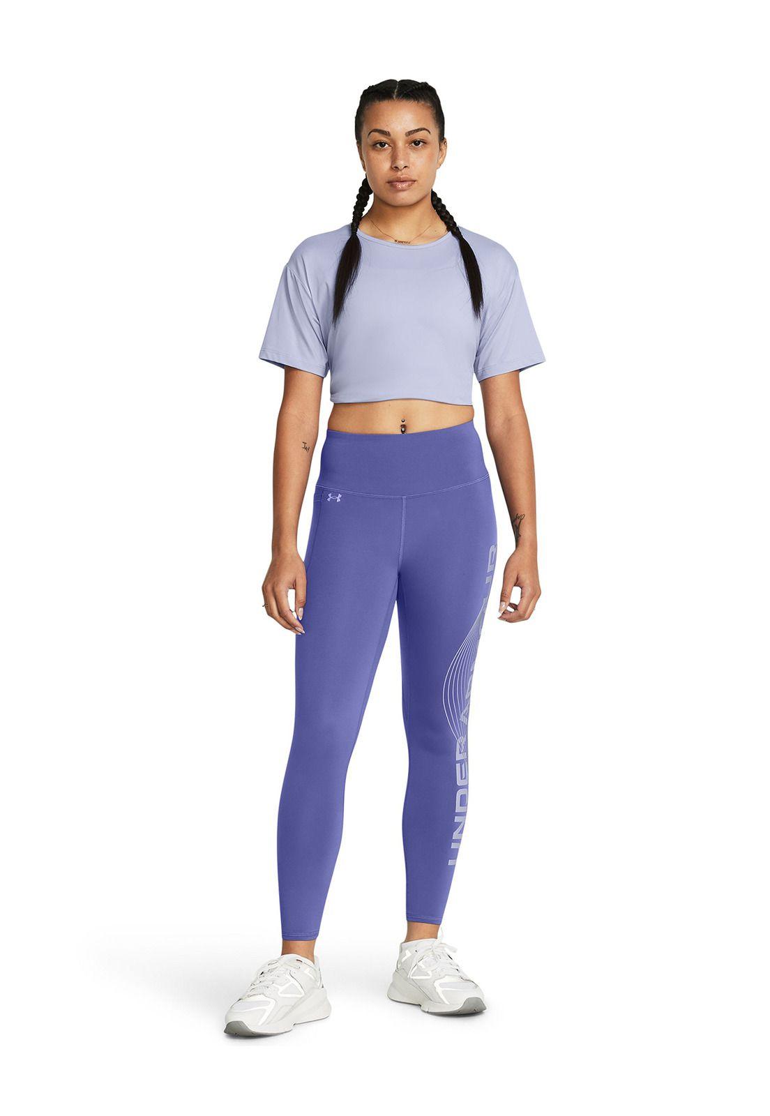 Calza Leggings UA Motion para Mujer Morado-3
