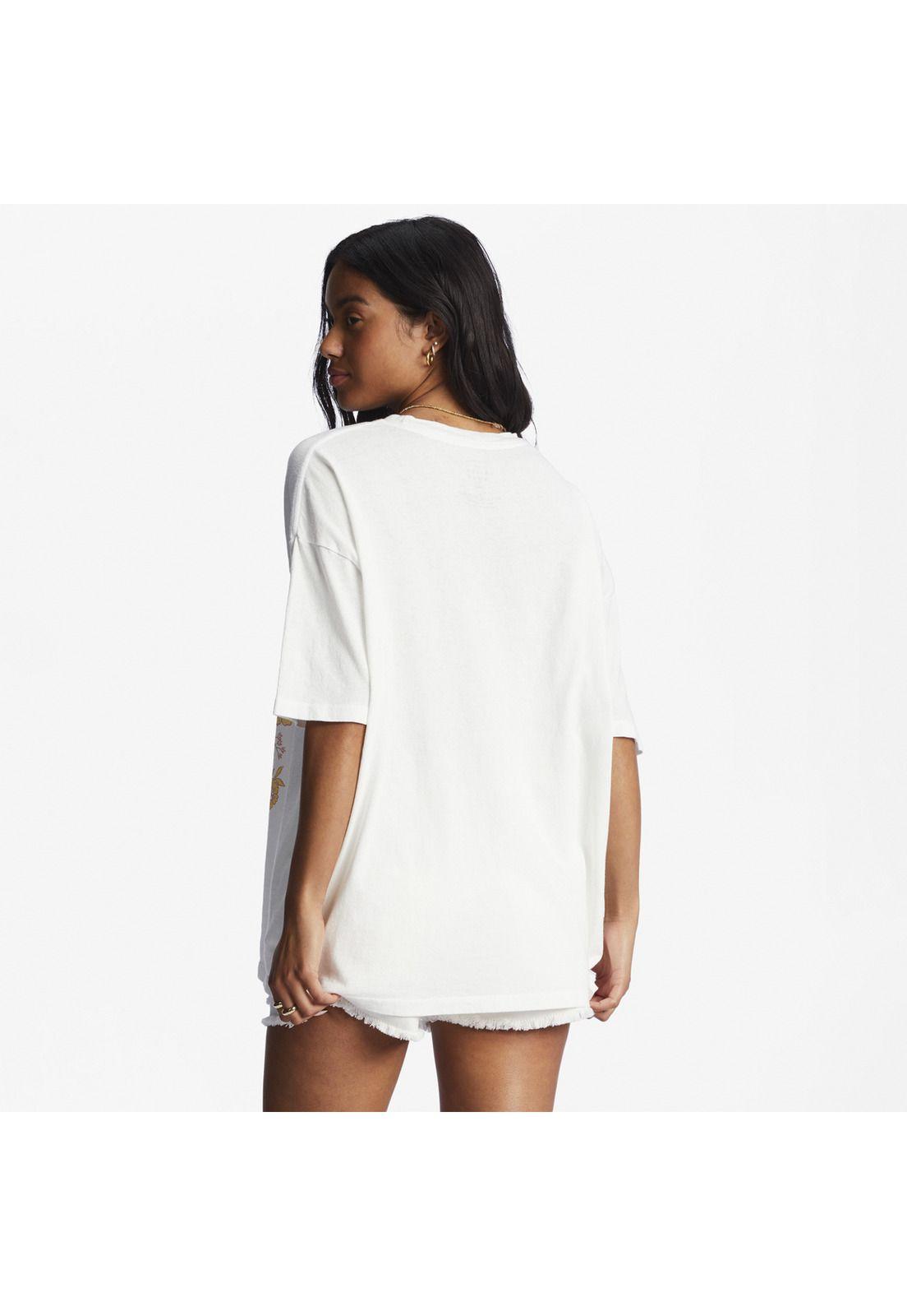 Polera M/C Mujer Sunshine Dream J Blanco-1
