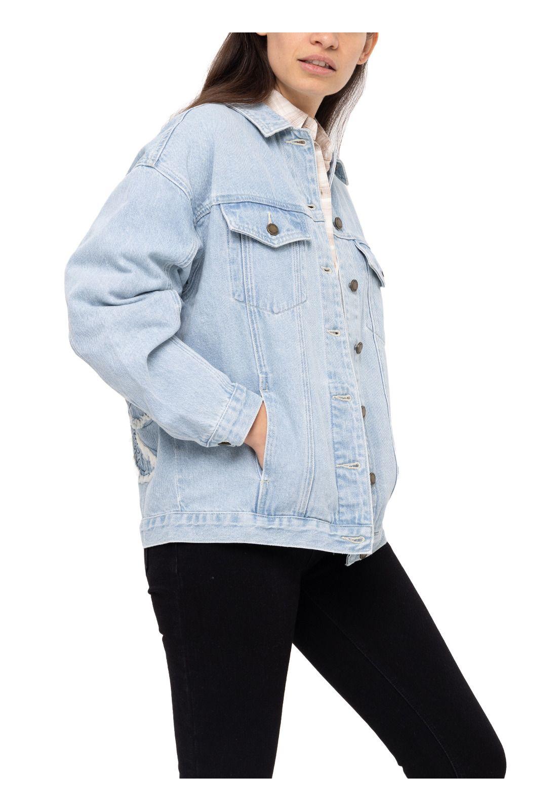 Chaqueta Algodón Orgánico Barth Denim Mujer-3