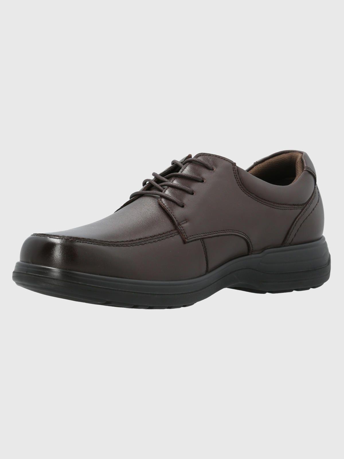 Zapato Cuero Hombre Adrian Café-5