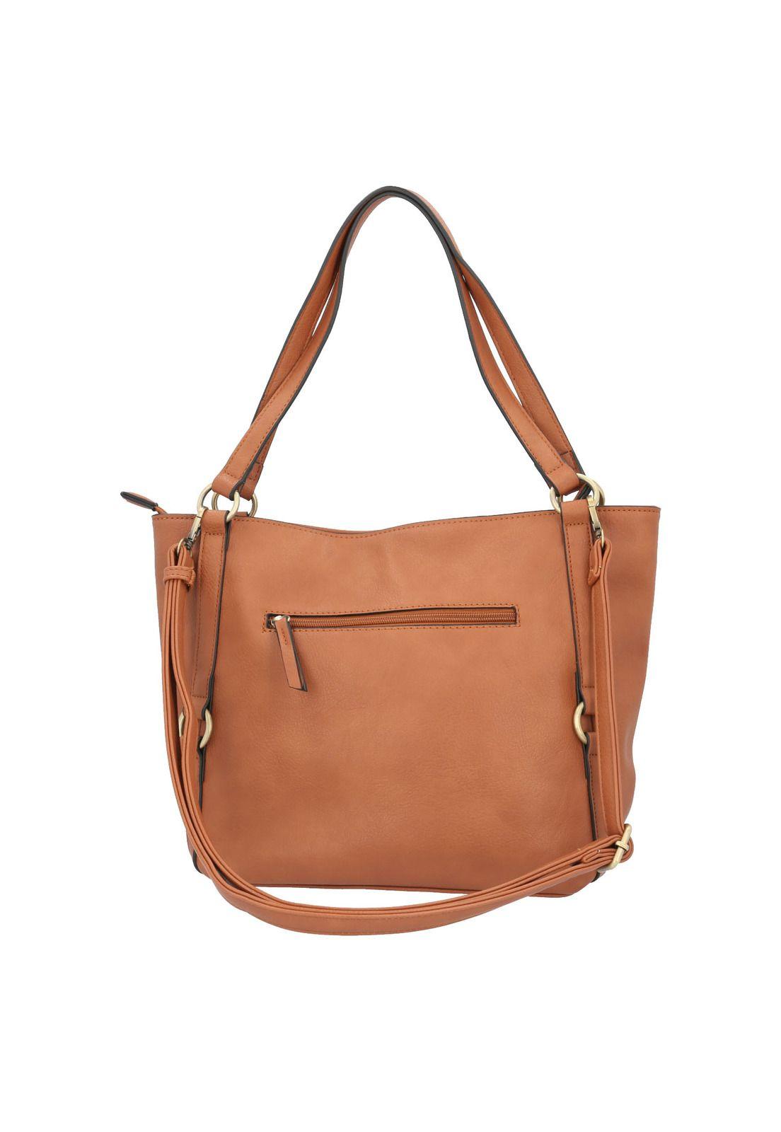 Cartera Mujer Clark Shopper Café-2