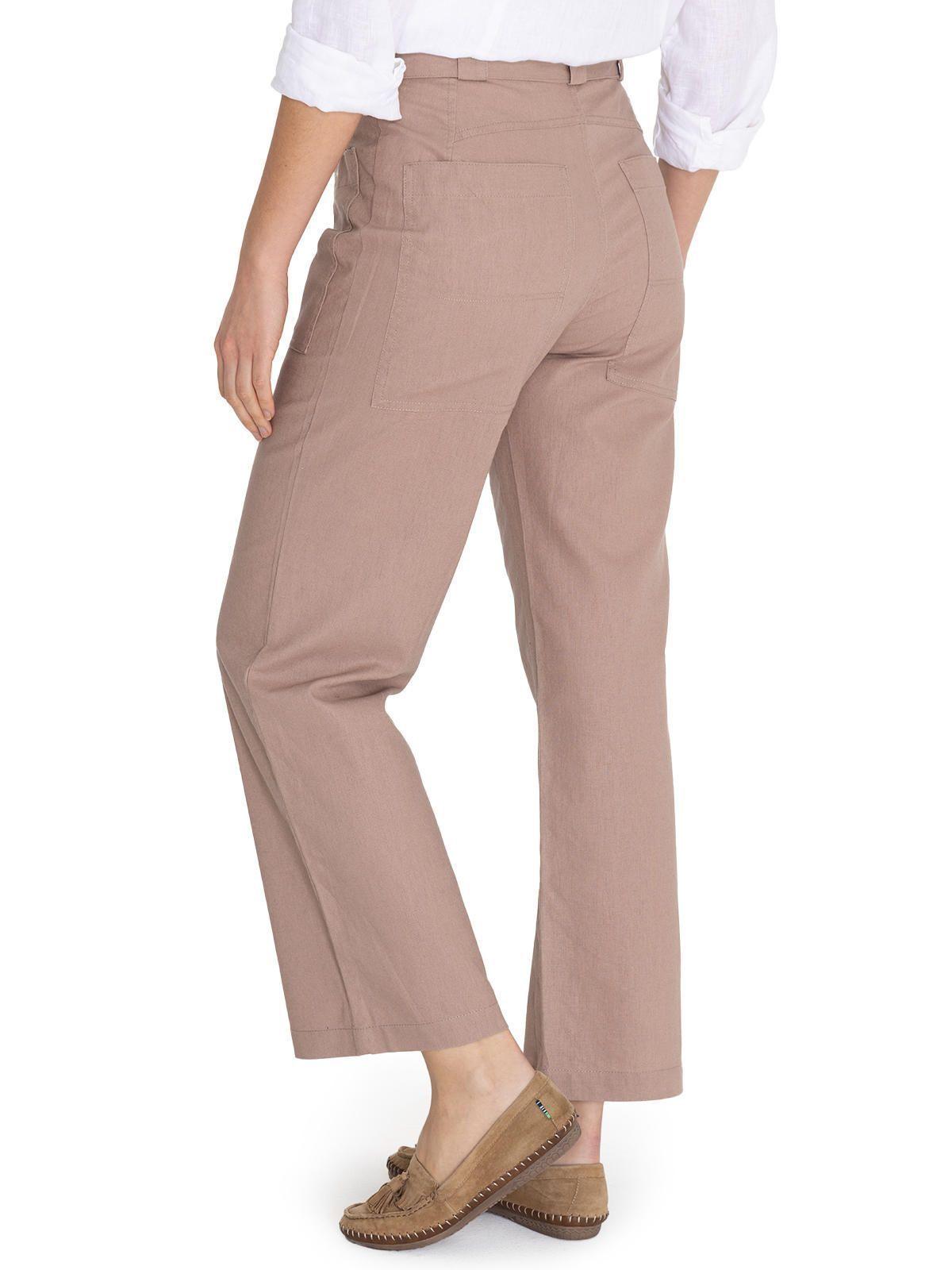 Pantalón Algodón Orgánico Café Flip Mujer -7