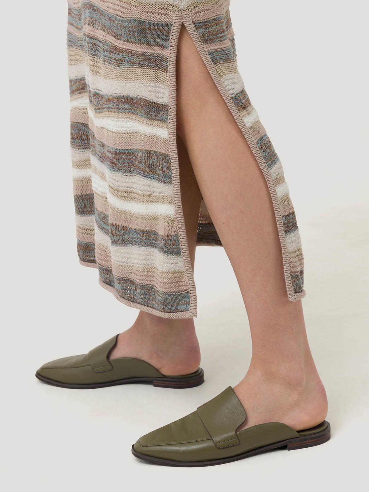 Vestido Algodón Orgánico Mujer Kay Arena -6