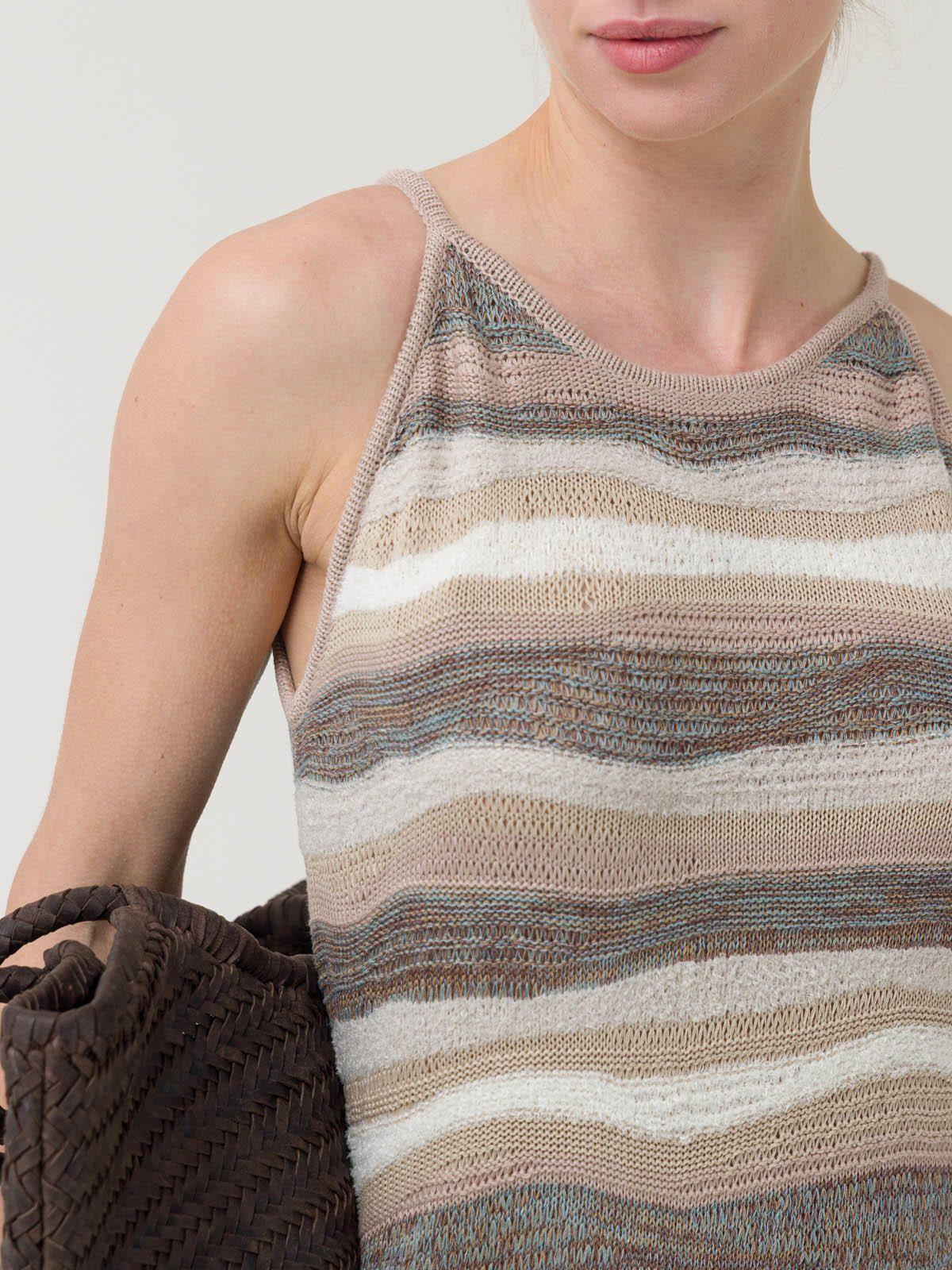 Vestido Algodón Orgánico Mujer Kay Arena -7