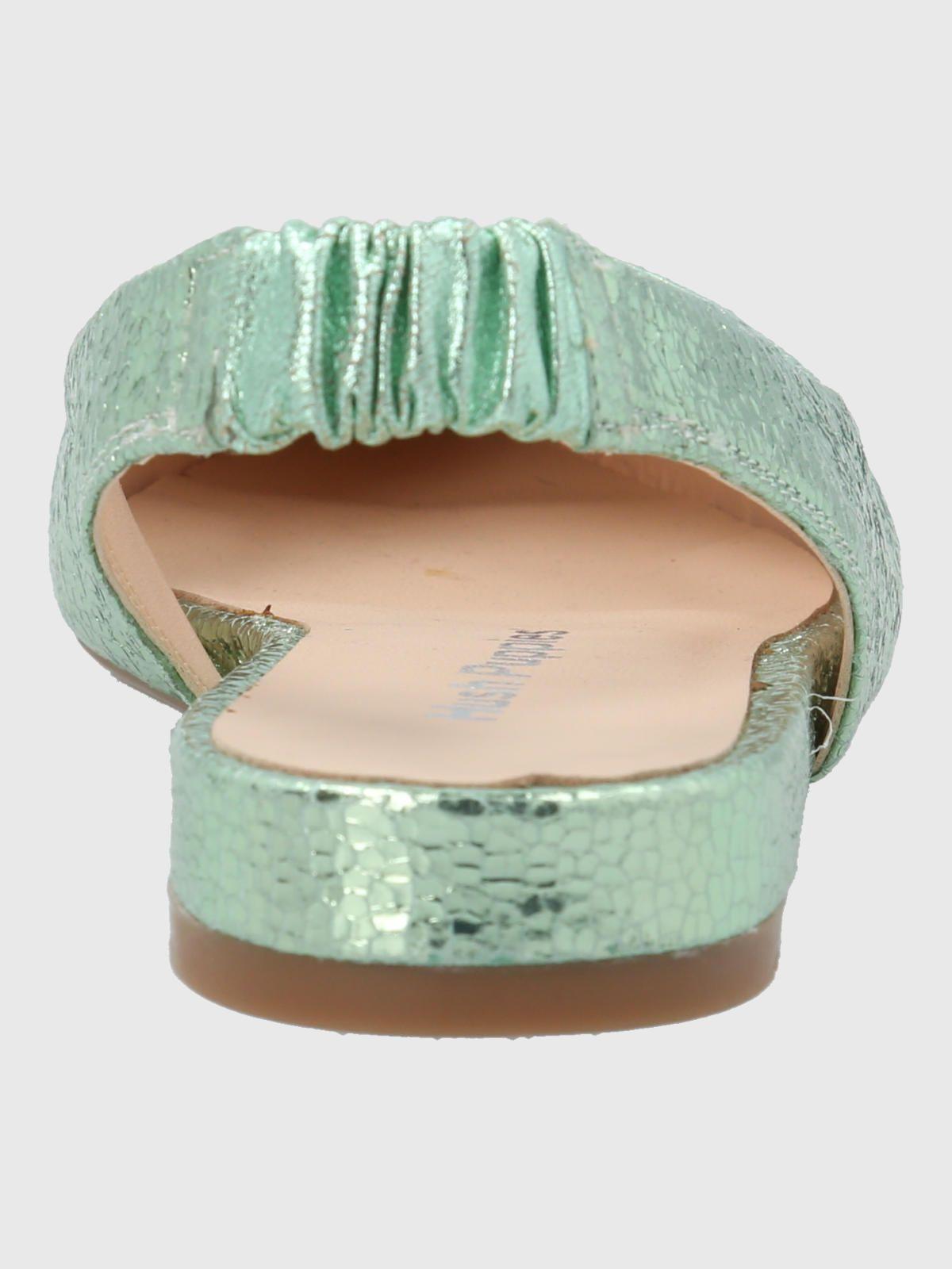 Ballerina Vestir Mujer Cuero Carmin Verde-6