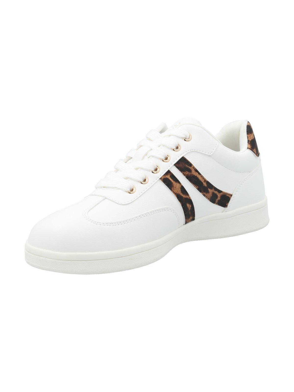 Zapatilla Mujer Adiela Blanco Leopardo-4