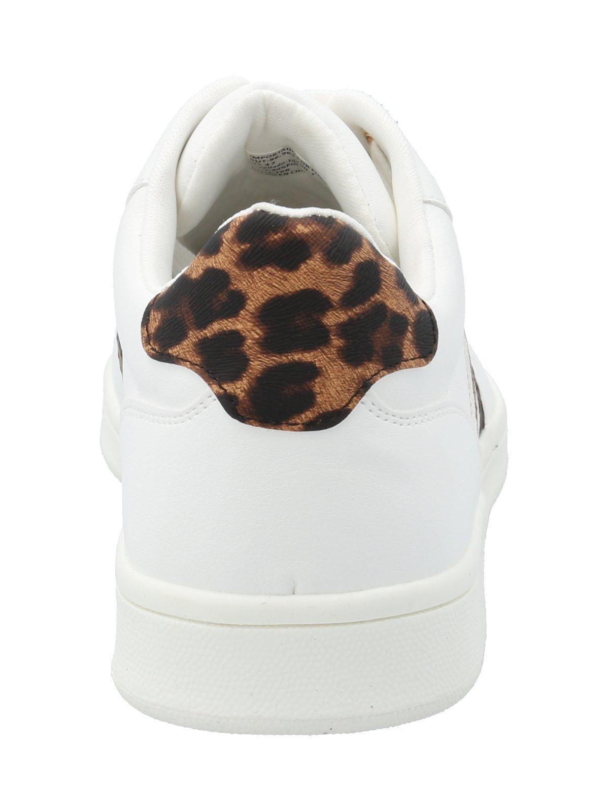 Zapatilla Mujer Adiela Blanco Leopardo-6