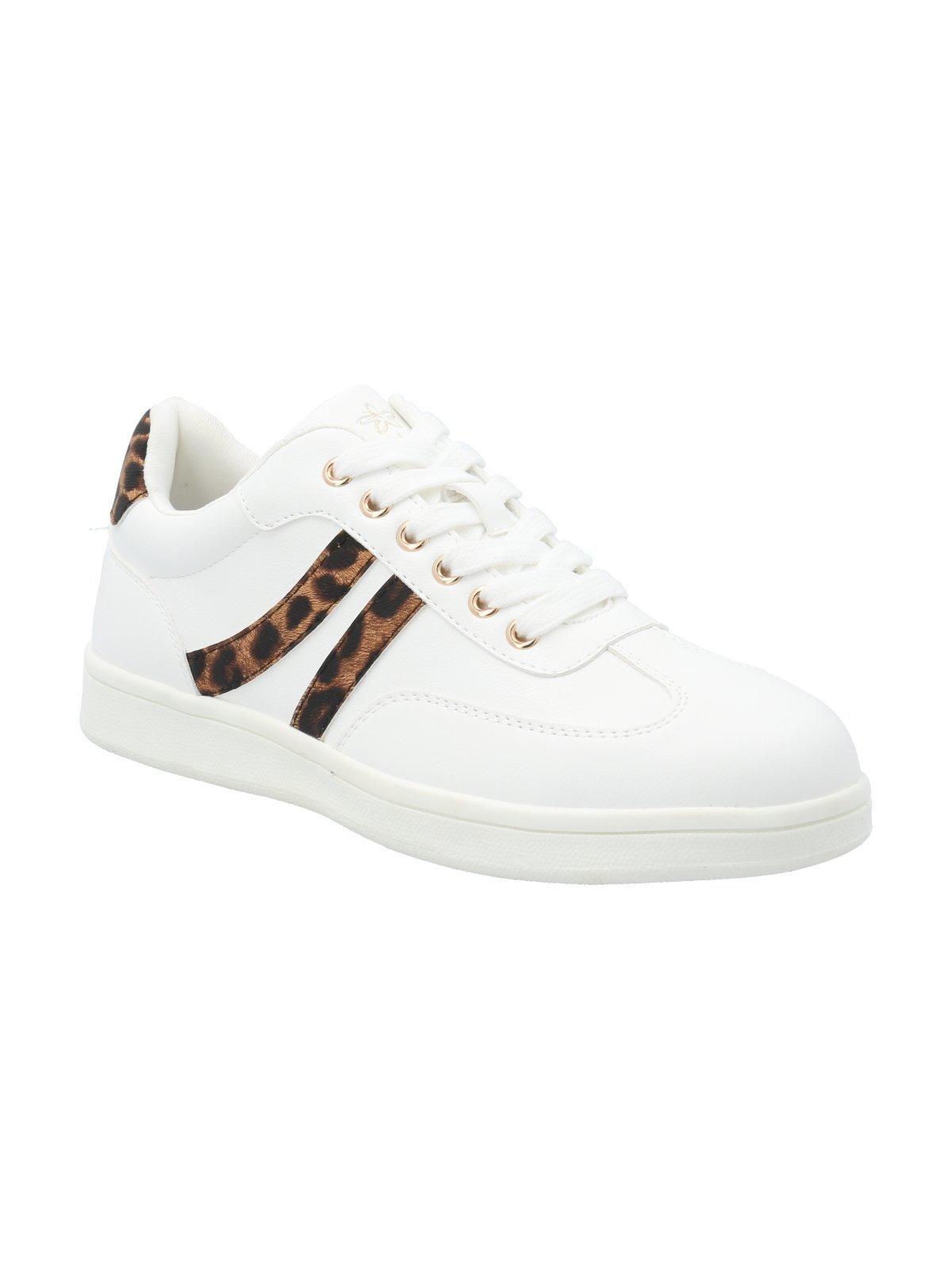 Zapatilla Mujer Adiela Blanco Leopardo-0
