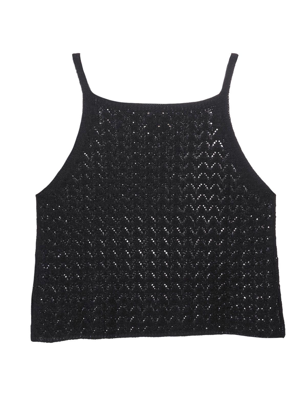 Polera Algodón Orgánico Blas Negro Mujer-1