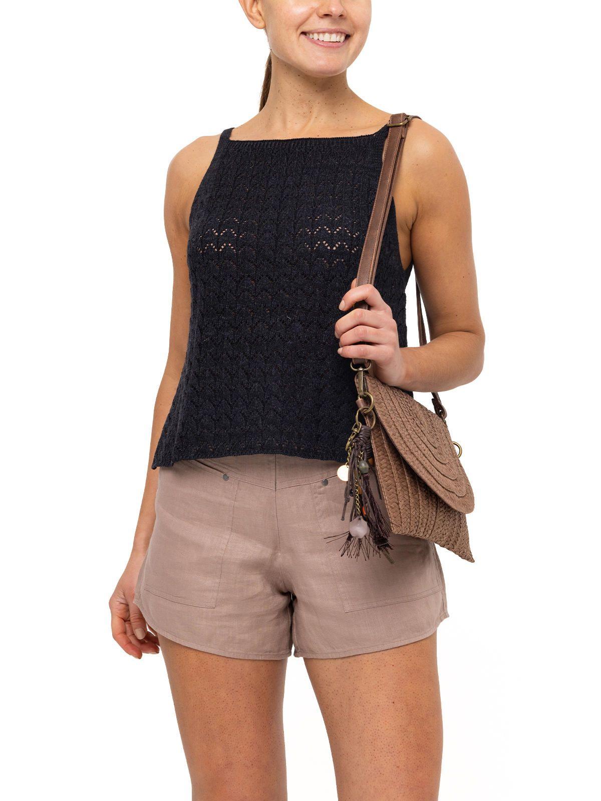 Polera Algodón Orgánico Blas Negro Mujer-3