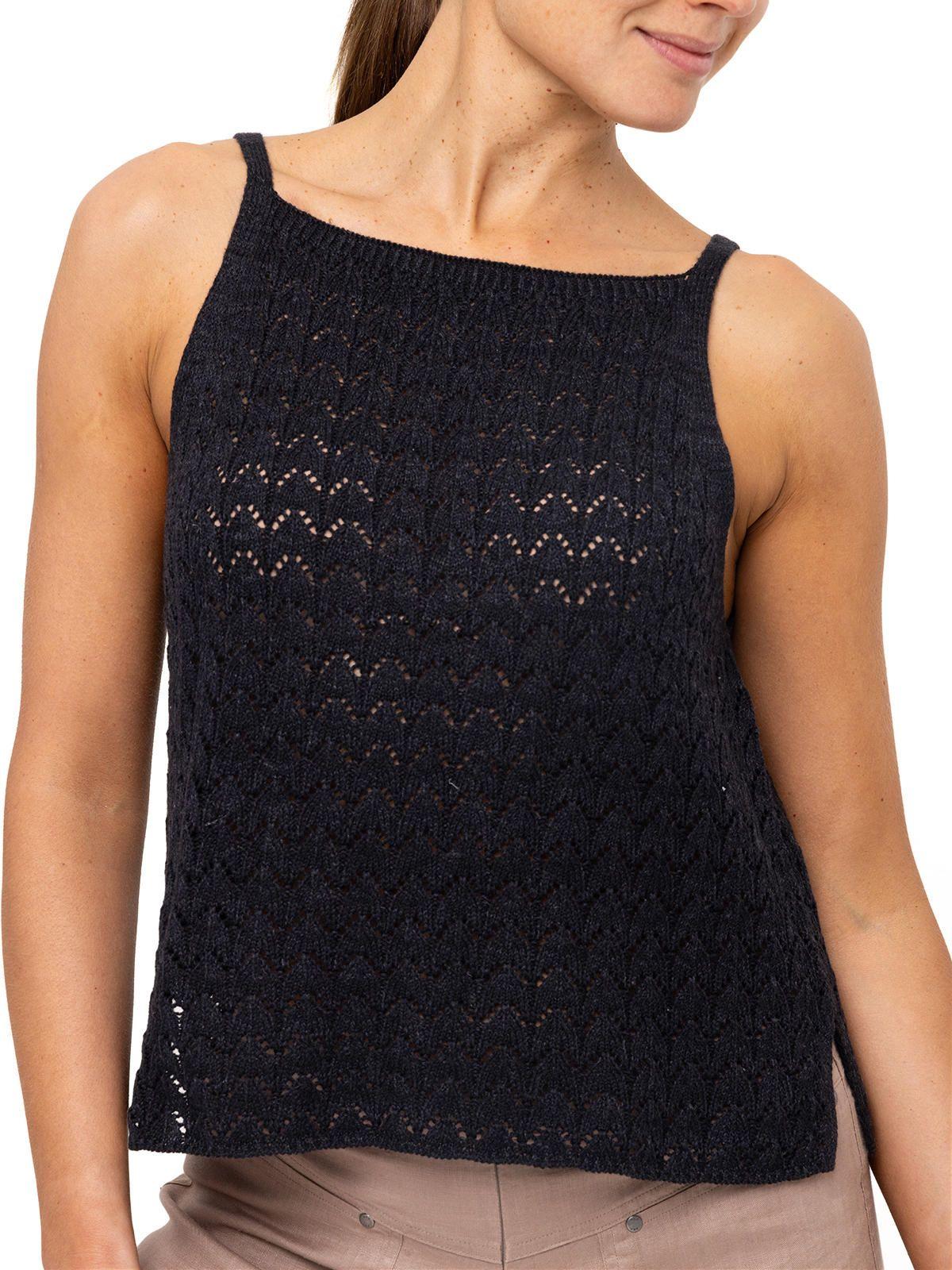 Polera Algodón Orgánico Blas Negro Mujer-5