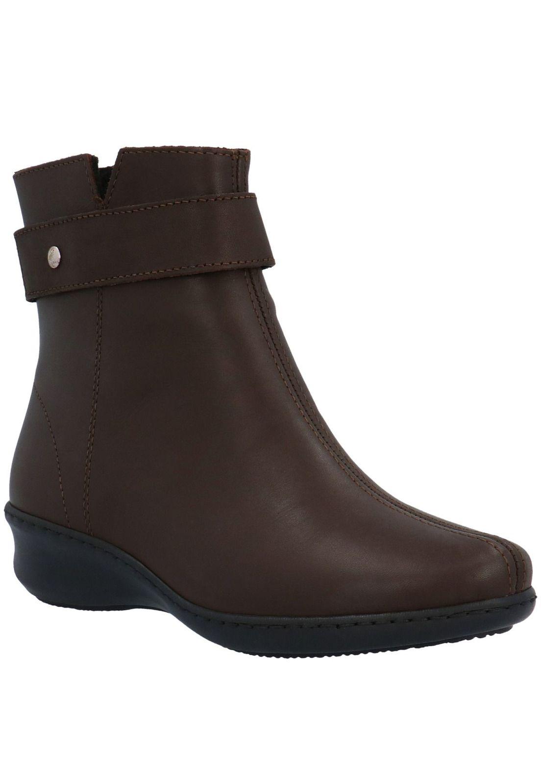 Botin Cuero Mujer Samay Dk Brown(Dk1-0