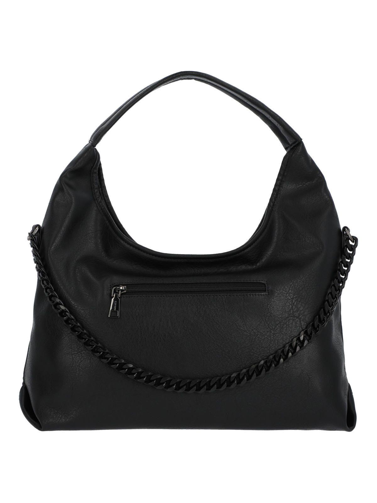 Cartera Mujer Anna Hobo Negro-3