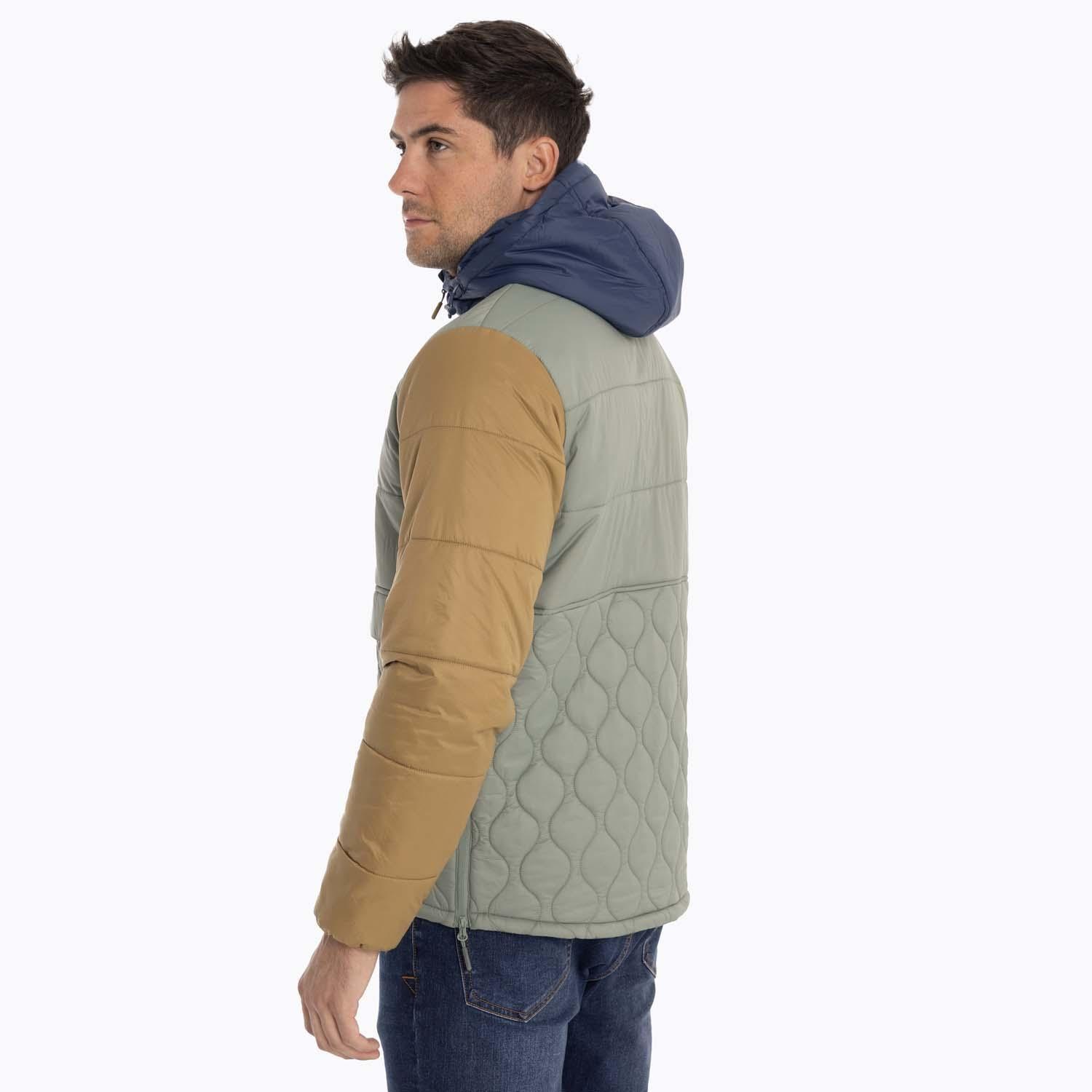 Parka Hombre Mid Zipper Verde Merrell-4