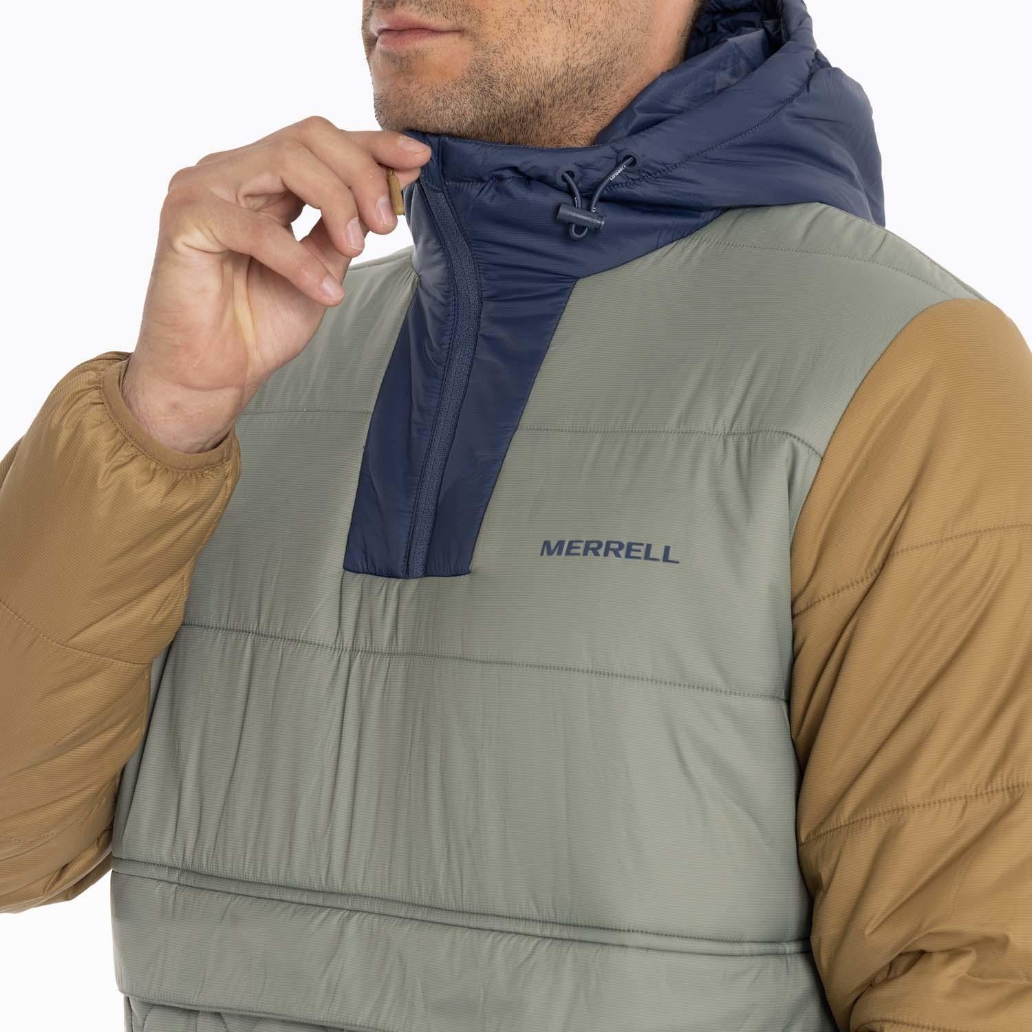 Parka Hombre Mid Zipper Verde Merrell-5