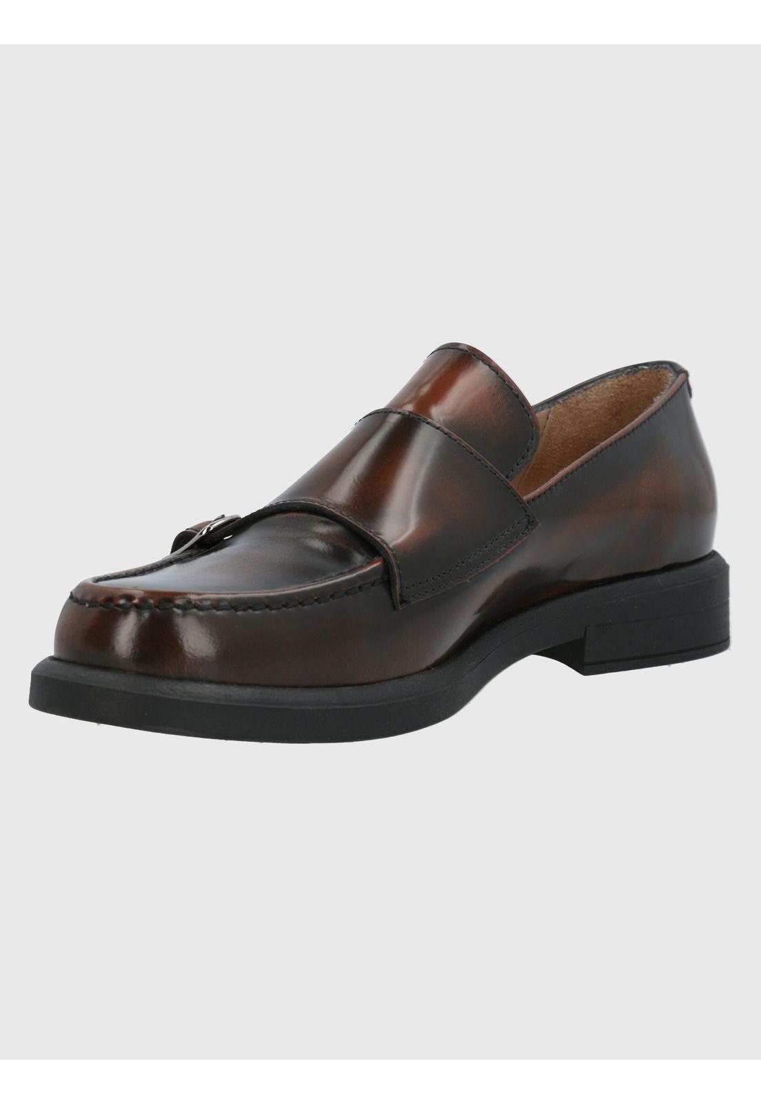 Zapato Cuero Mujer Tate Café Oscuro-4