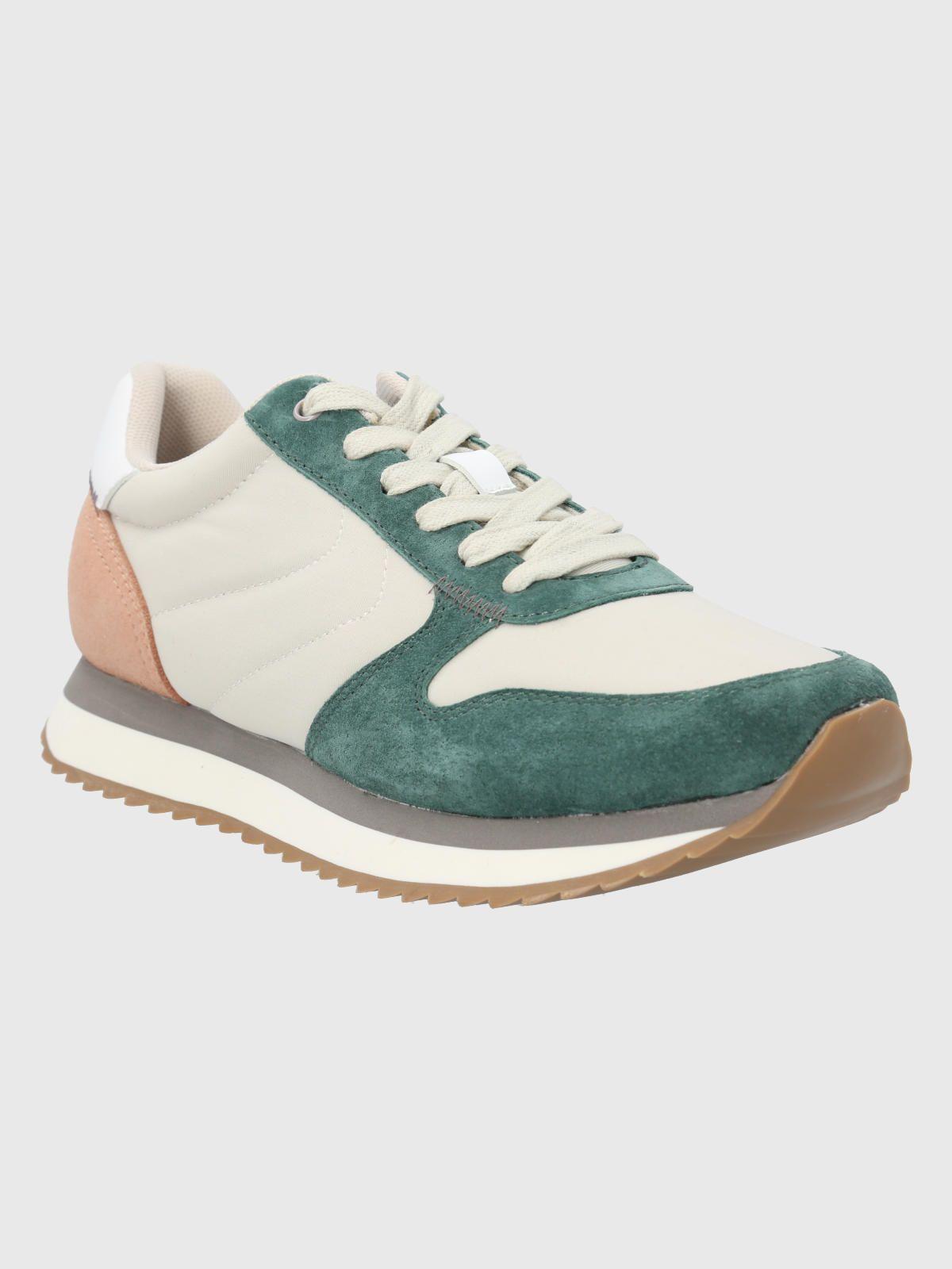 Zapatilla Cuero Verde Mujer Bliss Sun -0