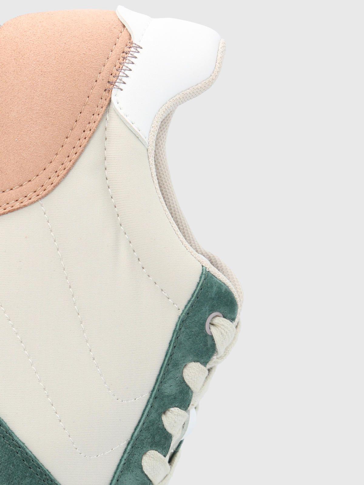 Zapatilla Cuero Verde Mujer Bliss Sun -6