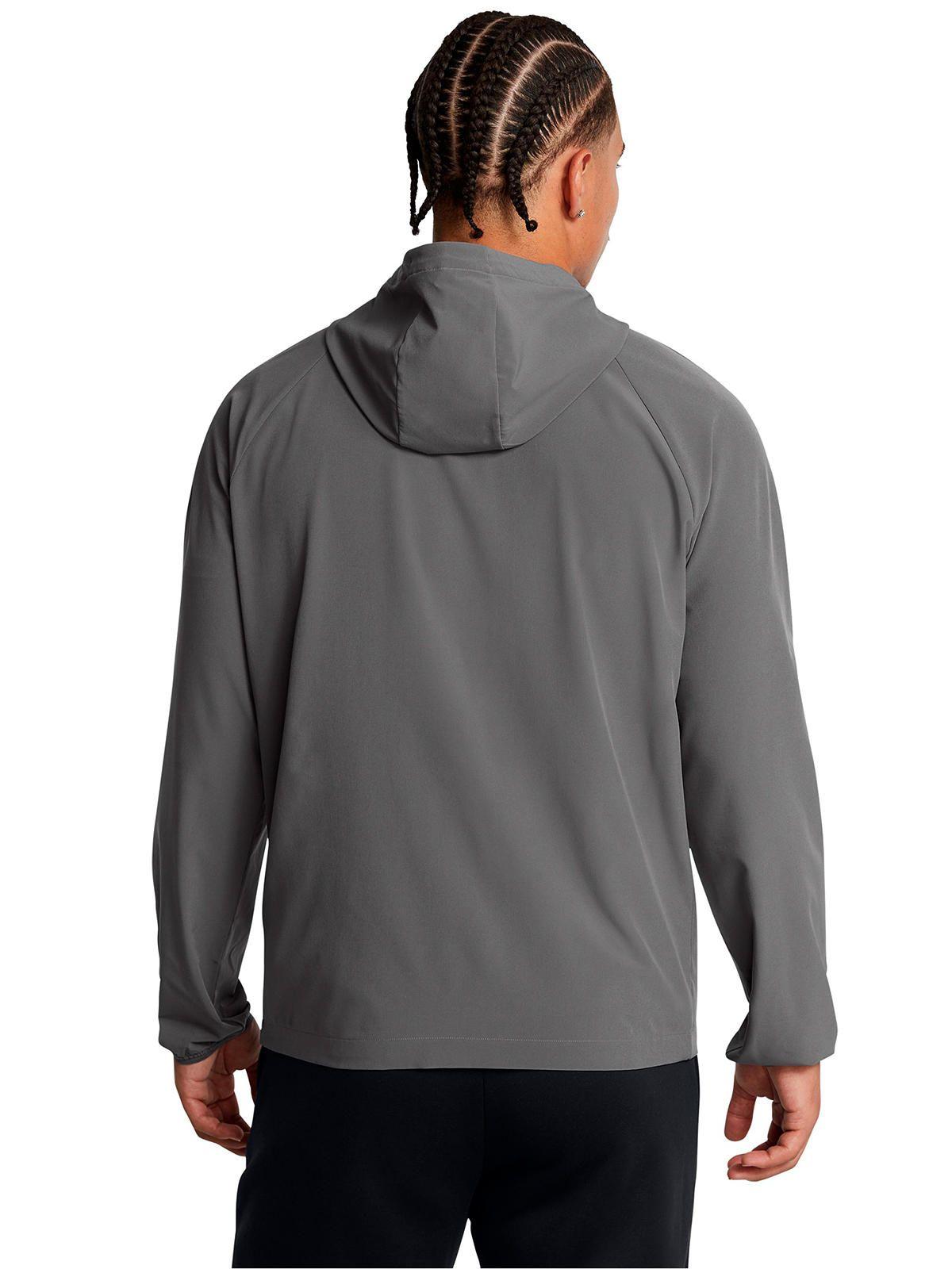 Chaqueta Vibe Woven gris Hombre-4