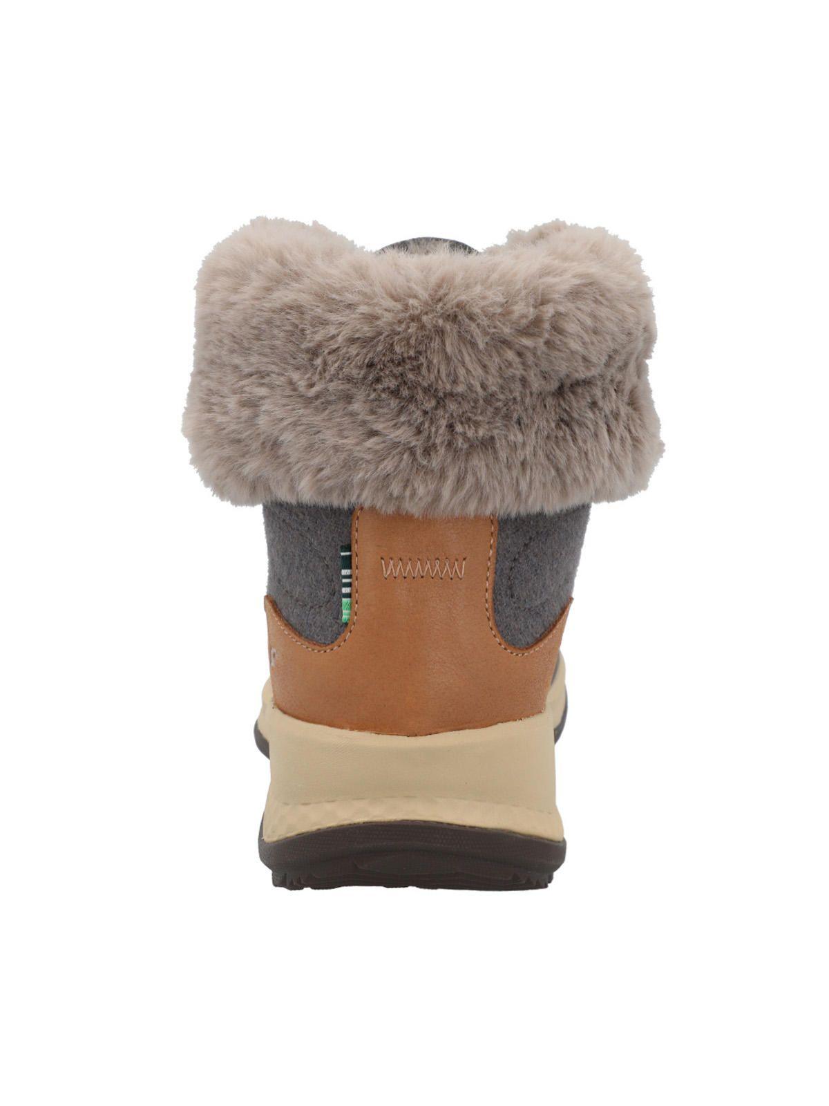 Botín Cuero Mujer Bimba Gris-6