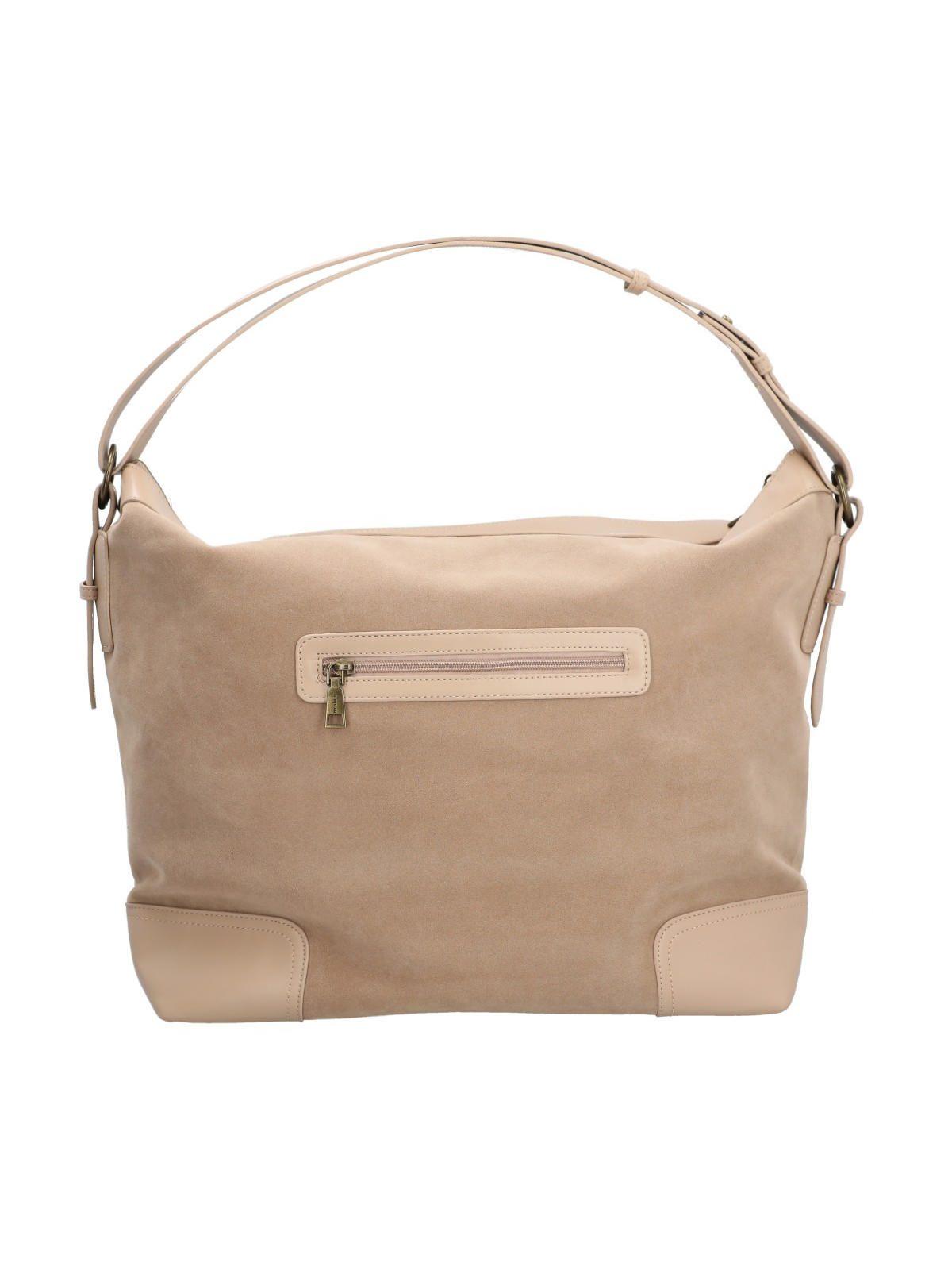 Cartera Mujer Amanda Hobo Beige-2