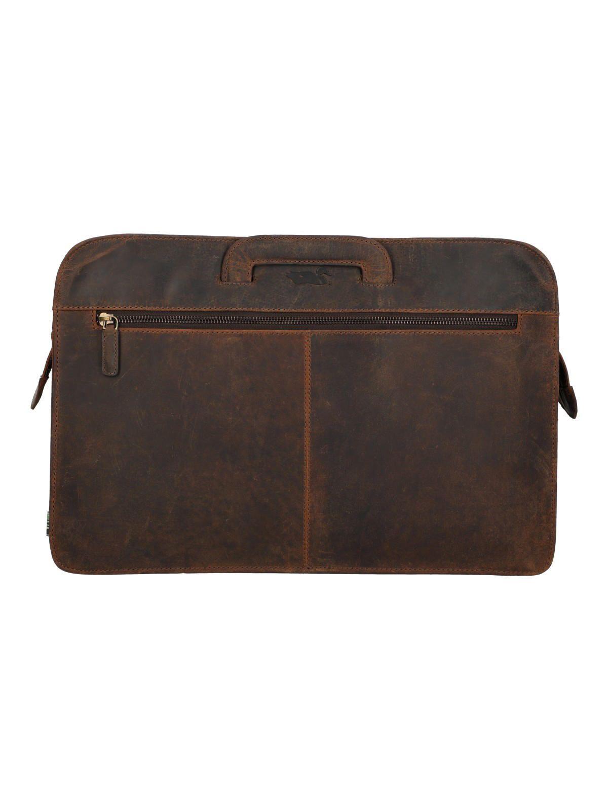 Maletín Cuero Hombre Oh Norris Bag Café-1