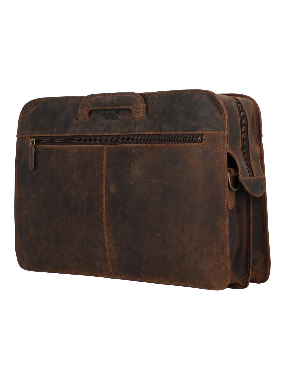 Maletín Cuero Hombre Oh Norris Bag Café-2