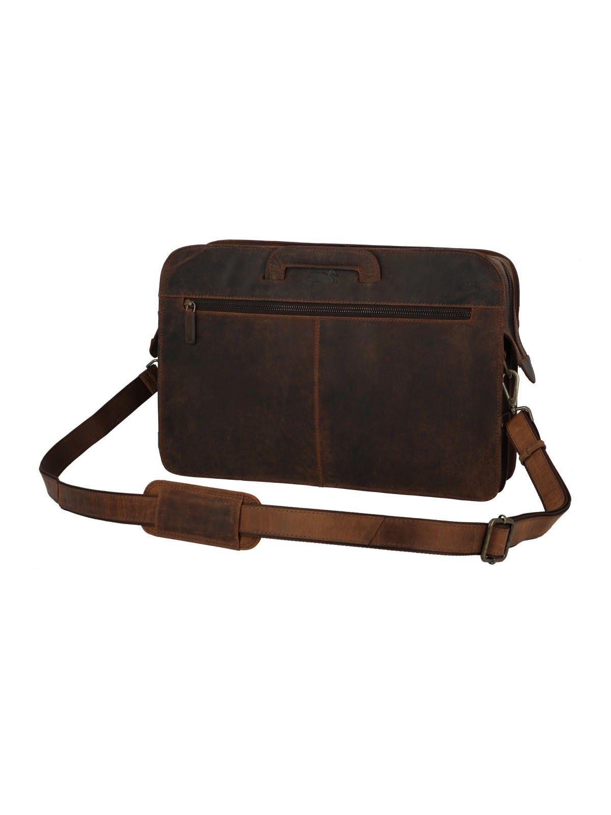 Maletín Cuero Hombre Oh Norris Bag Café-4