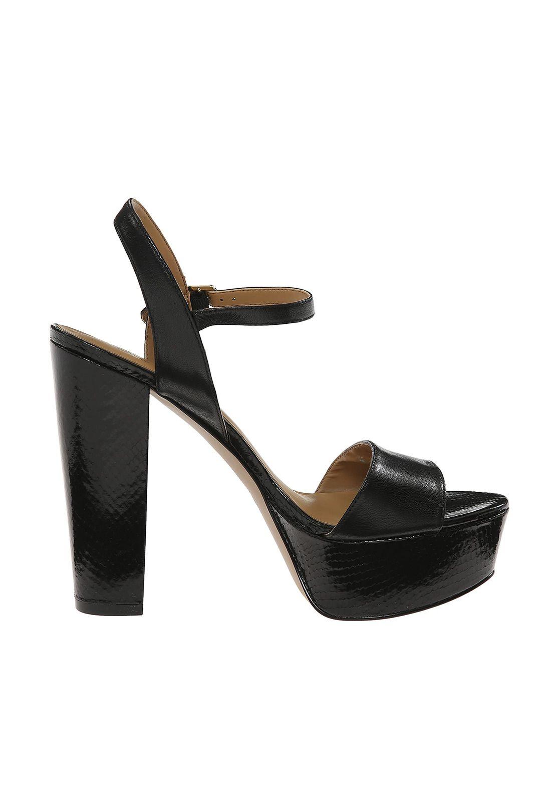 Sandalia Carnation Negro Mujer-1