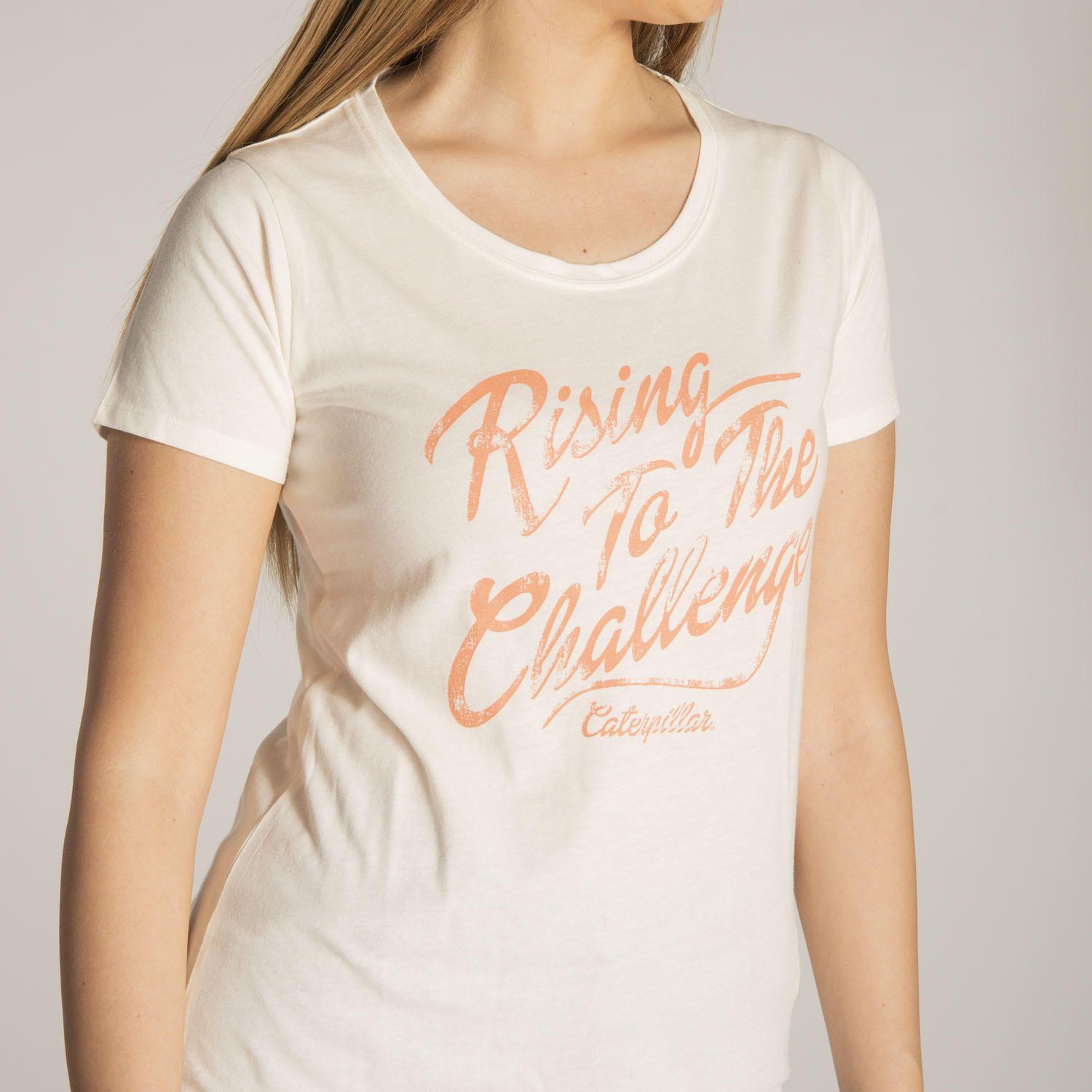 Polera M/C Mujer W Rising To The Chal Blanco-4