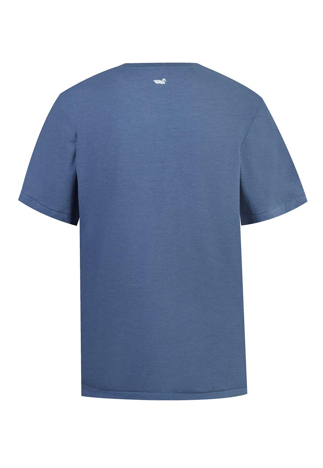 Polera Fibras Recicladas Hombre Places Azul-1