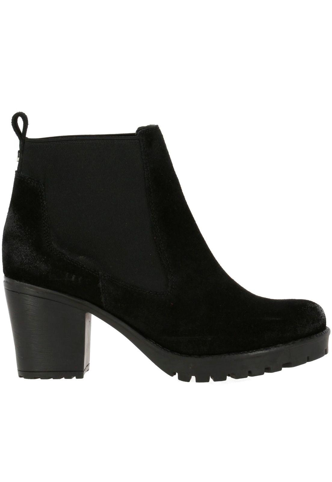 Botin 75% Cuero  Elastico Amber Negro-2