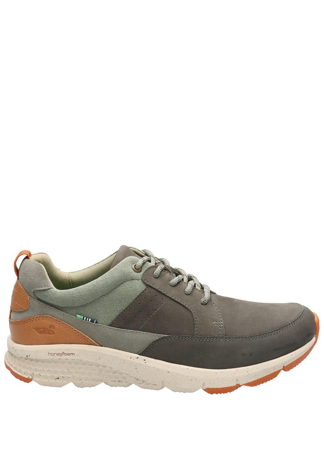 Zapatilla Cuero Hombre Glen Verde Oliva-0