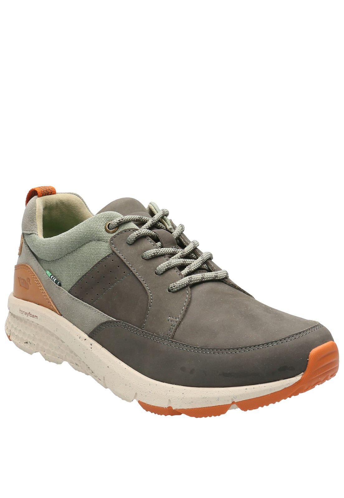 Zapatilla Cuero Hombre Glen Verde Oliva-1