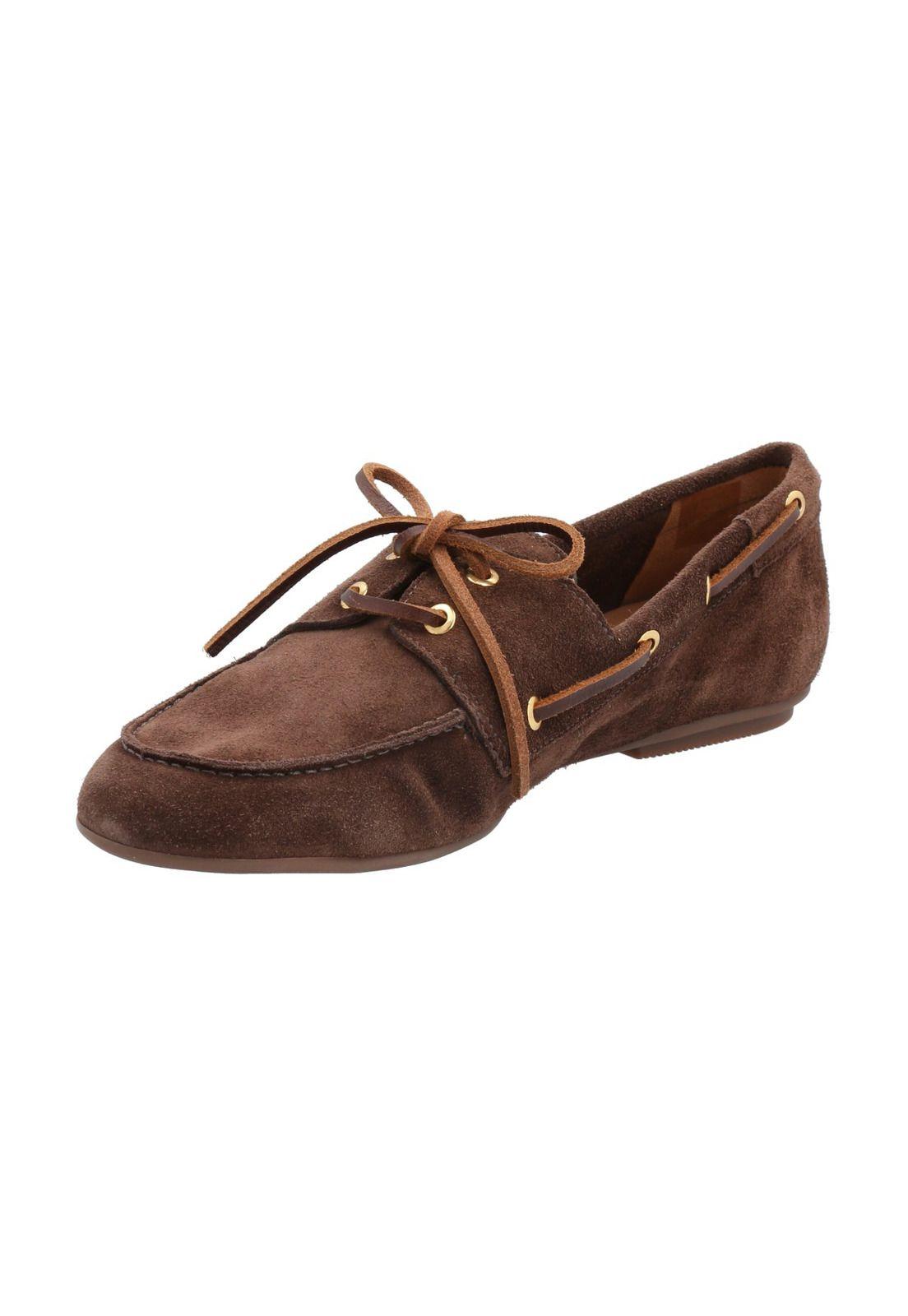 Mocasín Cuero Mujer Roberta Chocolate-4