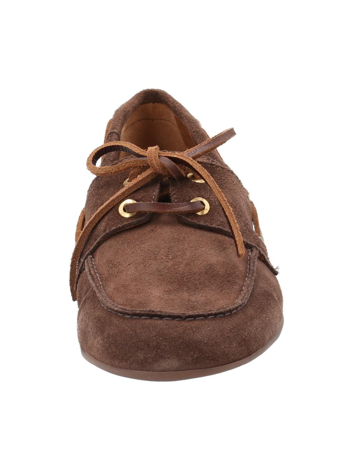 Mocasín Cuero Mujer Roberta Chocolate-3