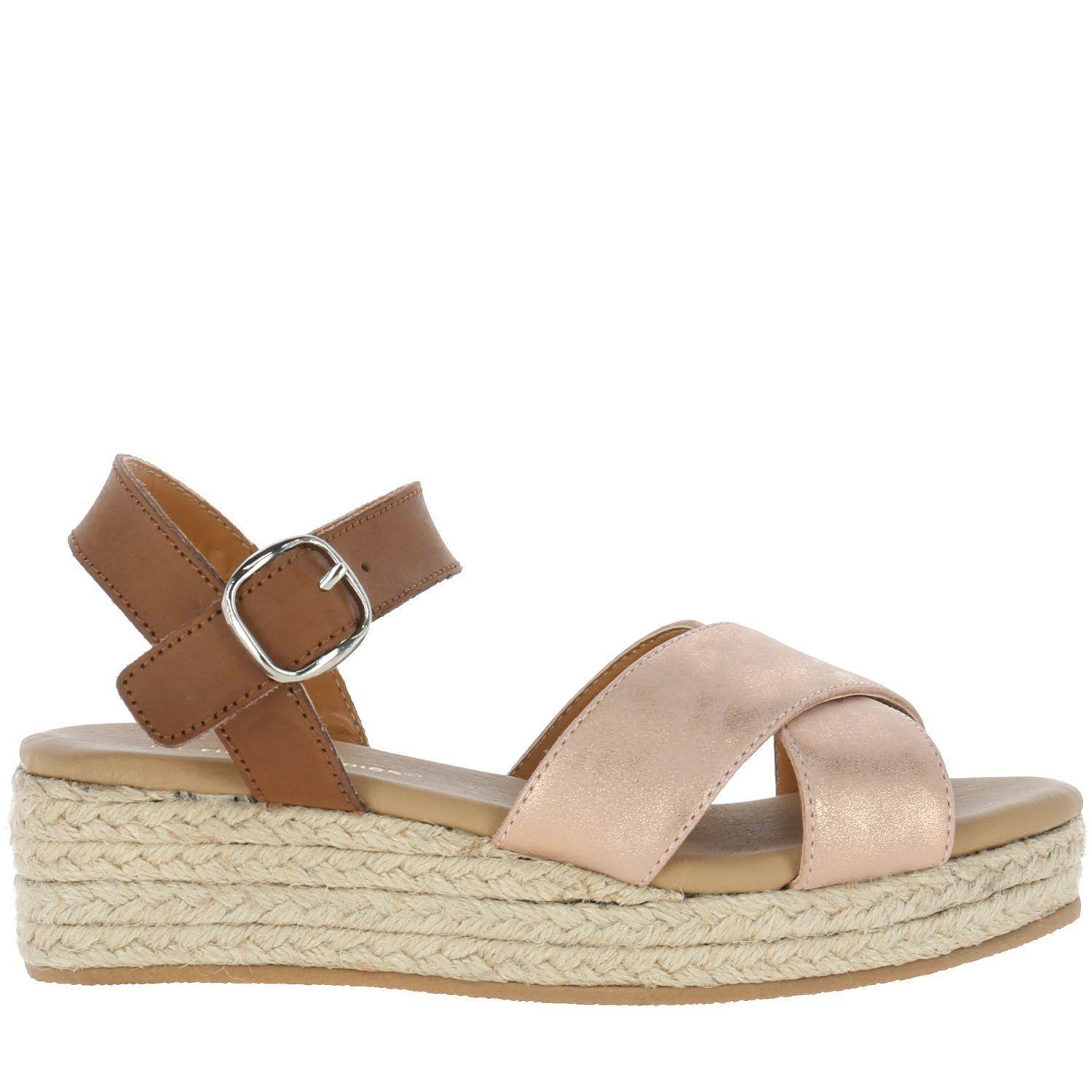 Sandalia Cuero Moss-K Rosa-0