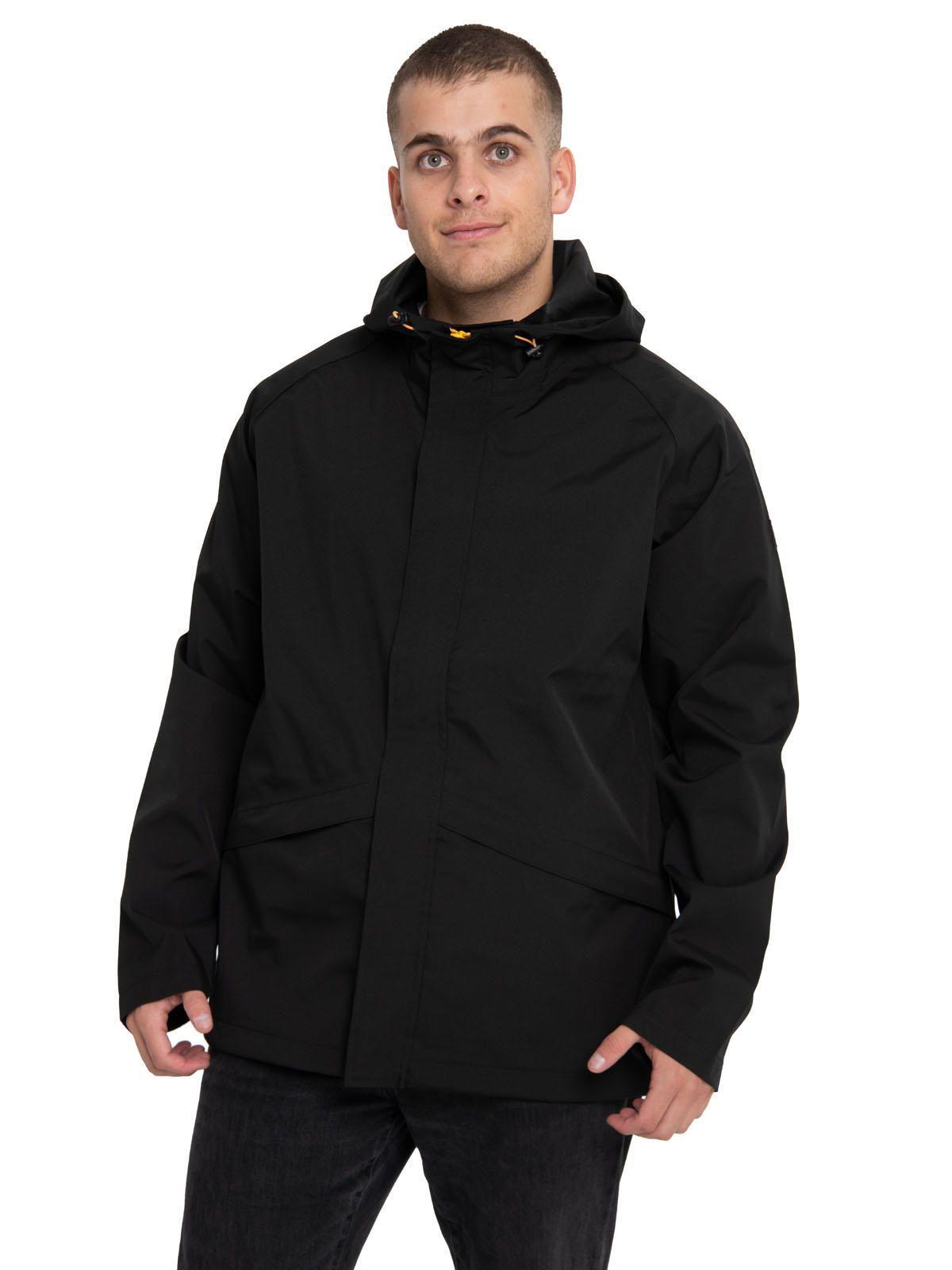 Chaqueta Impermeable Negra Hombre-0