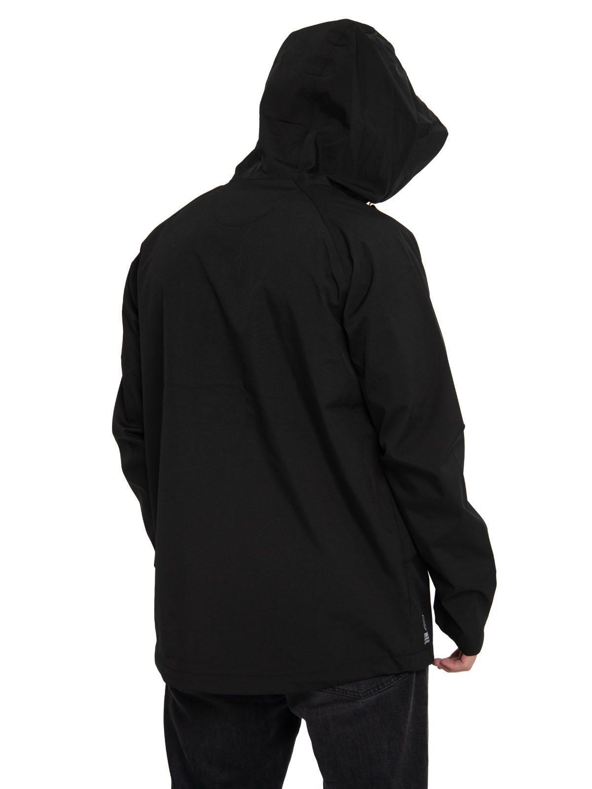 Chaqueta Impermeable Negra Hombre-4